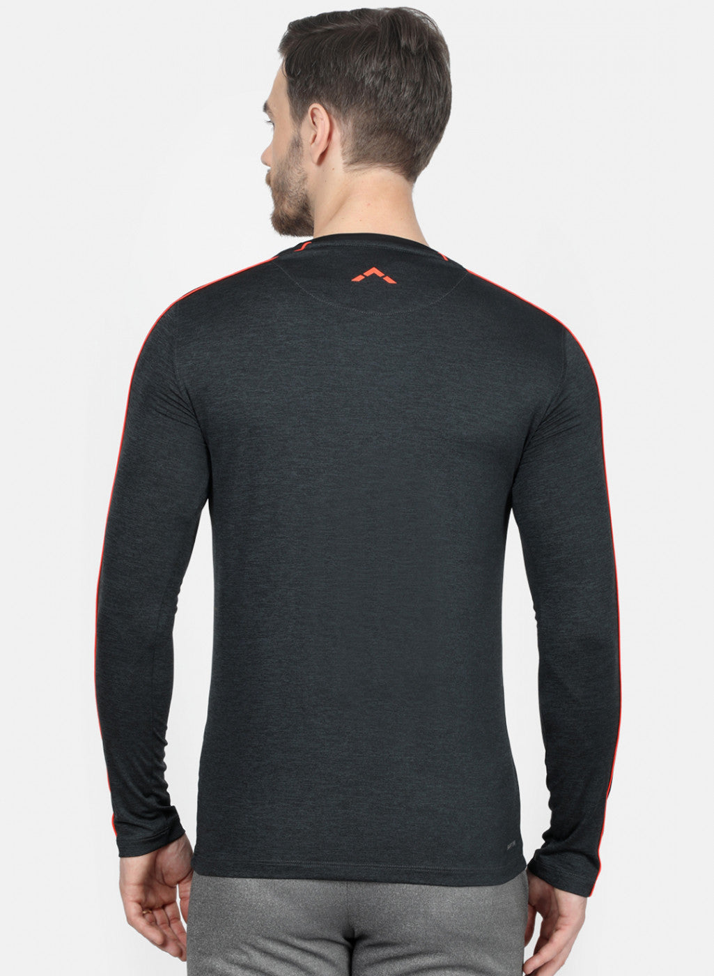 Rock.it Olive Slim Fit Full Sleeve Round Neck T-Shirt