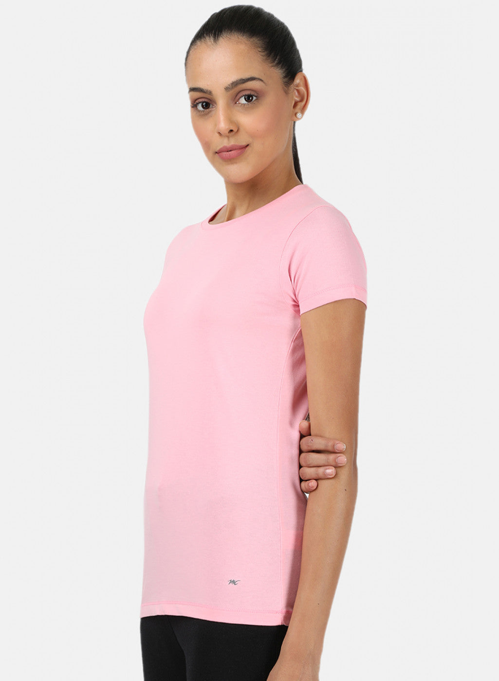 Womens Pink & Sea Green Plain Top 2Pc Set