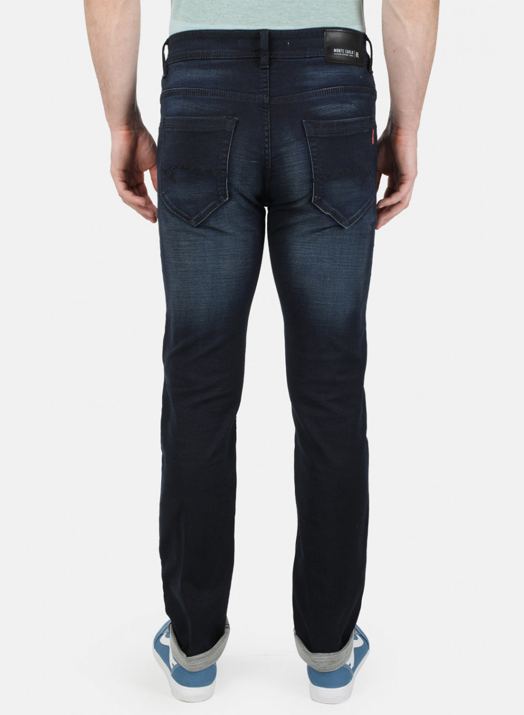 Mens NAvy Blue NArrow Denim