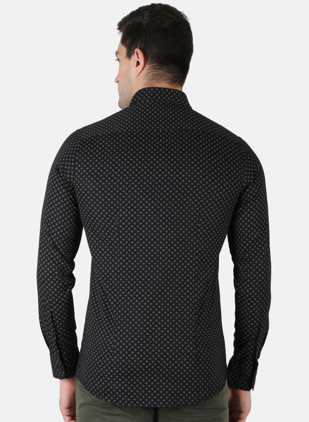 Men Black Printed Shirt
