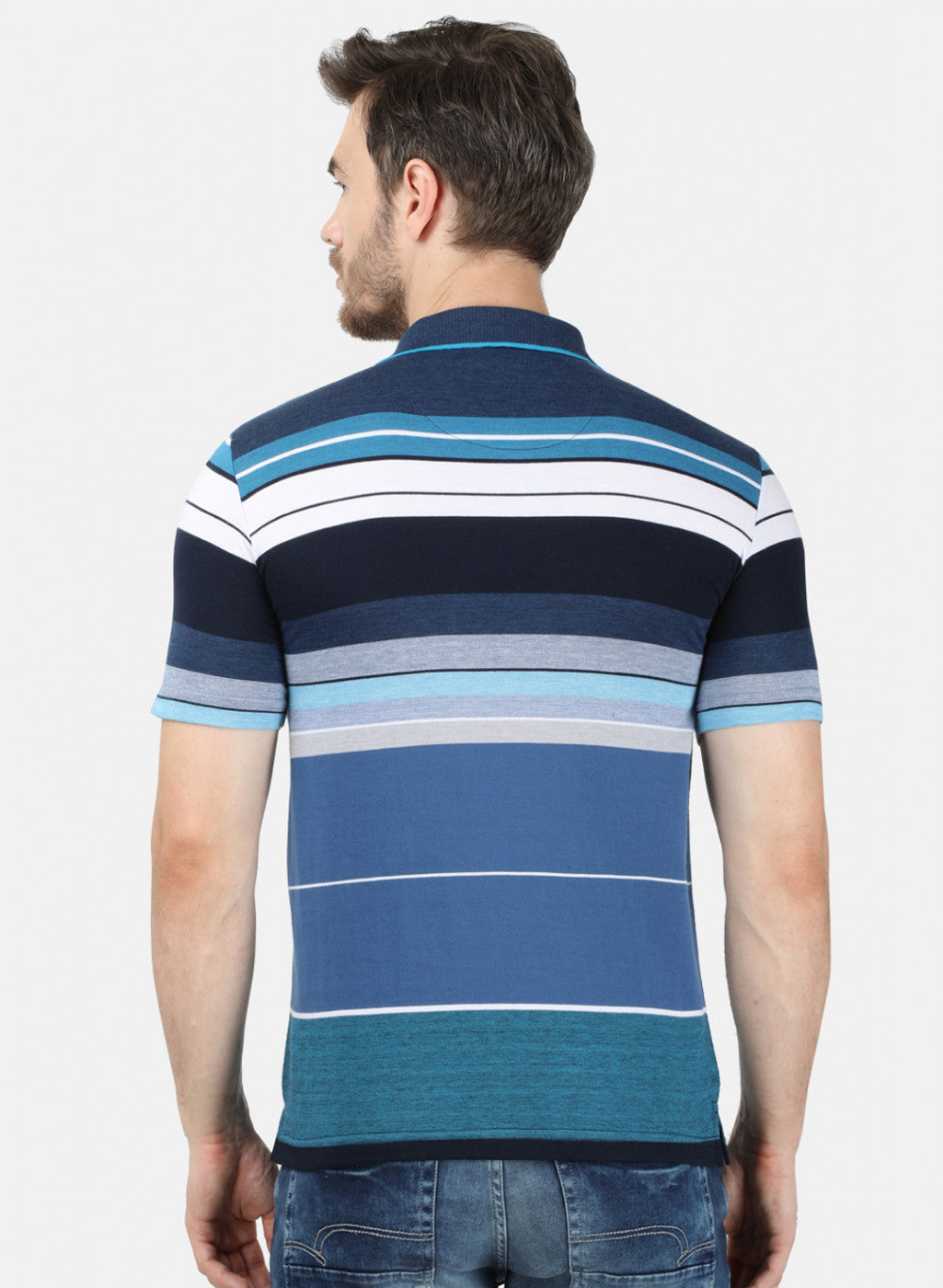 Mens Blue Stripe T-Shirt