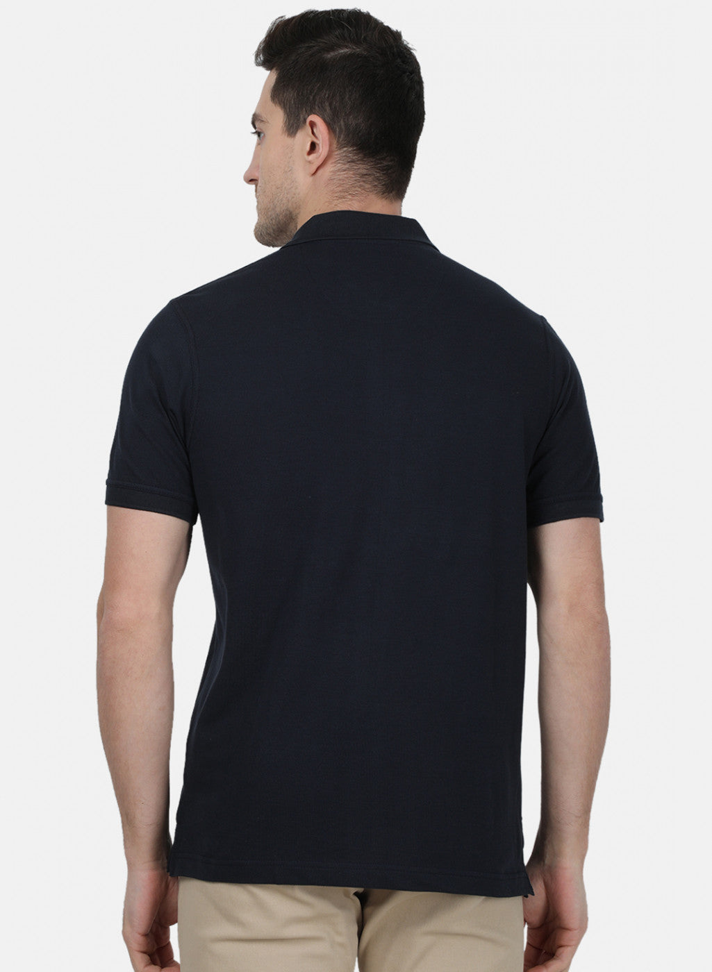 Mens NAvy Blue Plain T-Shirt