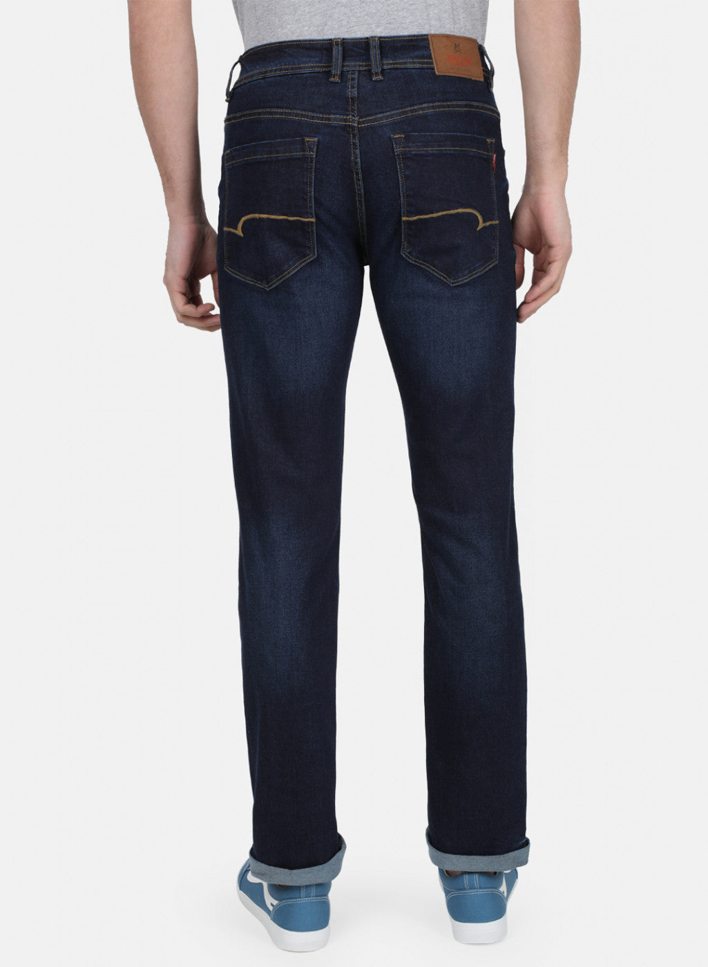Mens NAvy Blue NArrow Denim