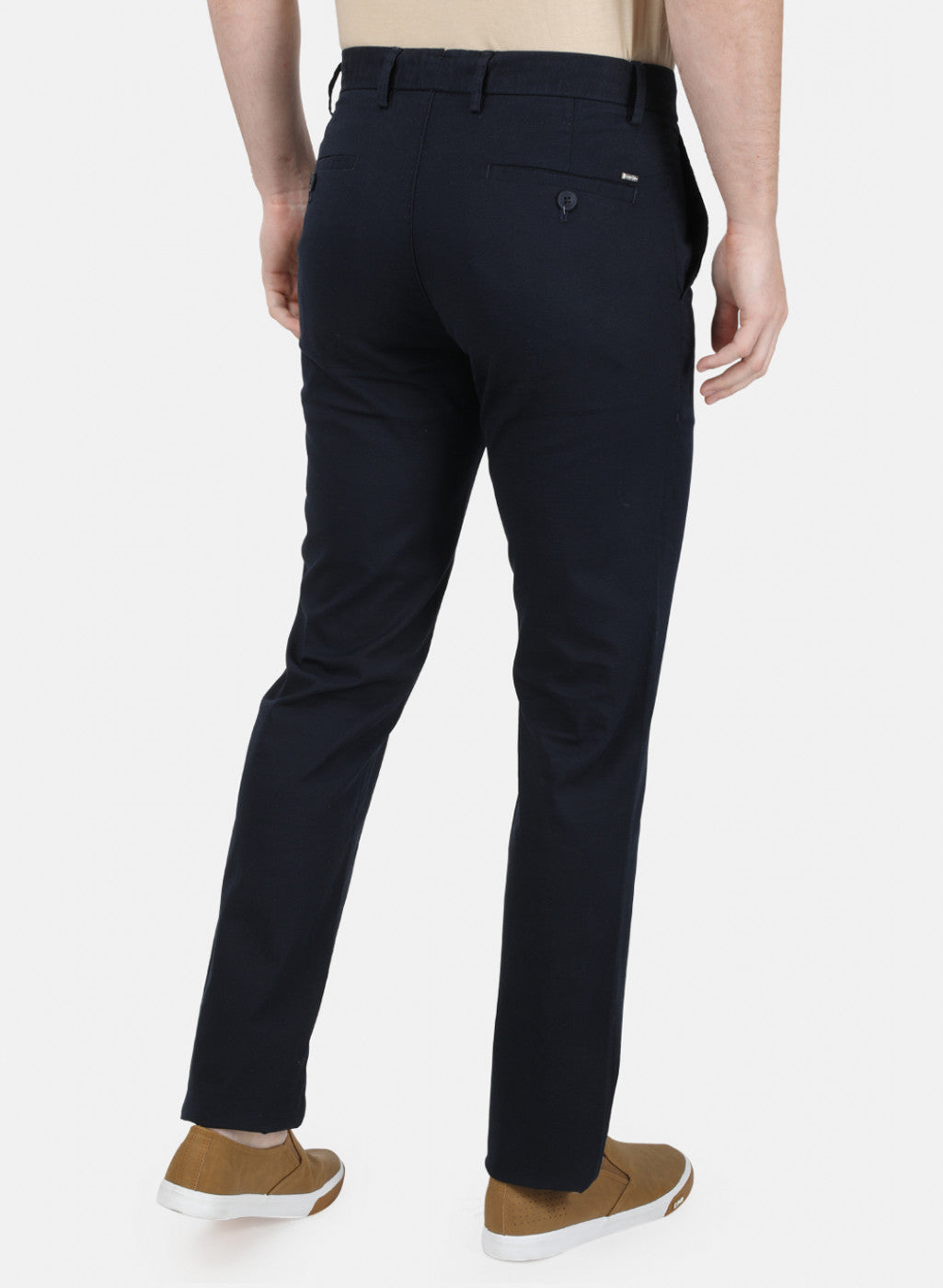 Mens Blue Slim Trouser