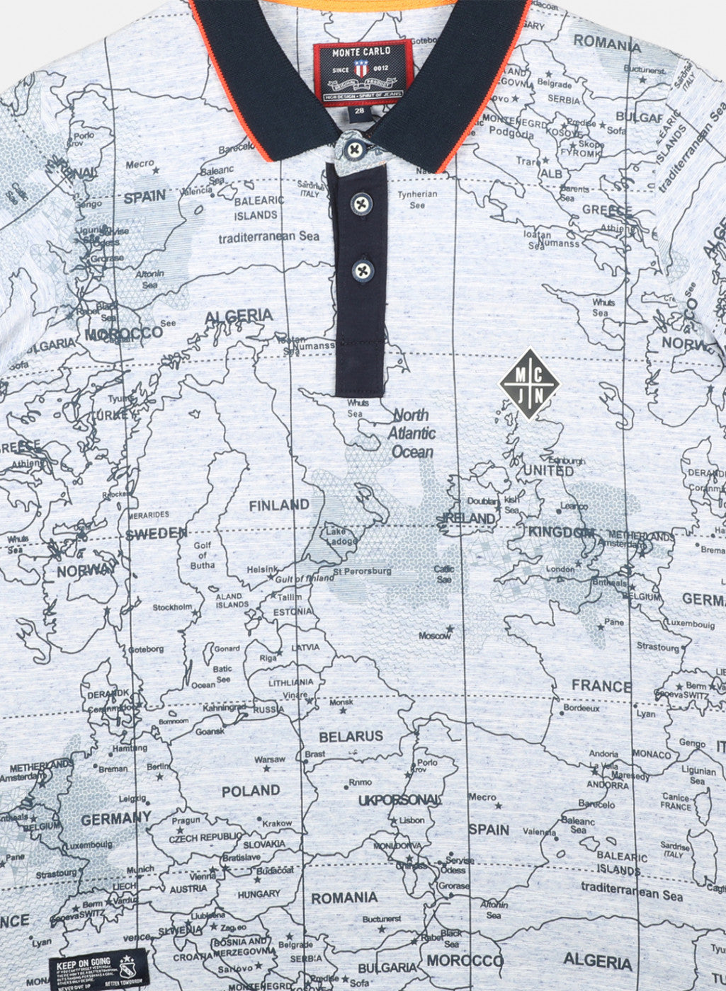 Boys Blue Printed T-Shirts