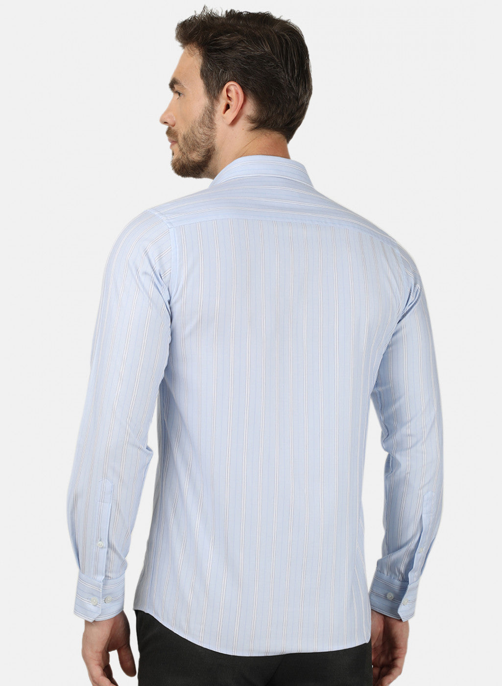 Mens Blue Stripe Shirt