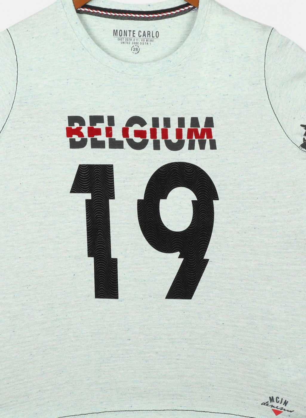 Boys Light Green Printed T-Shirts