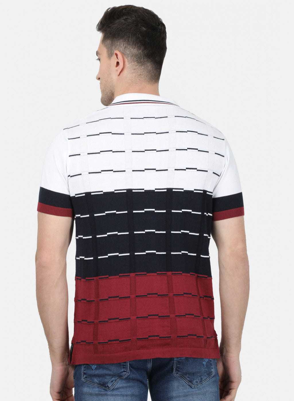 Mens Multicolor Plain T-Shirt