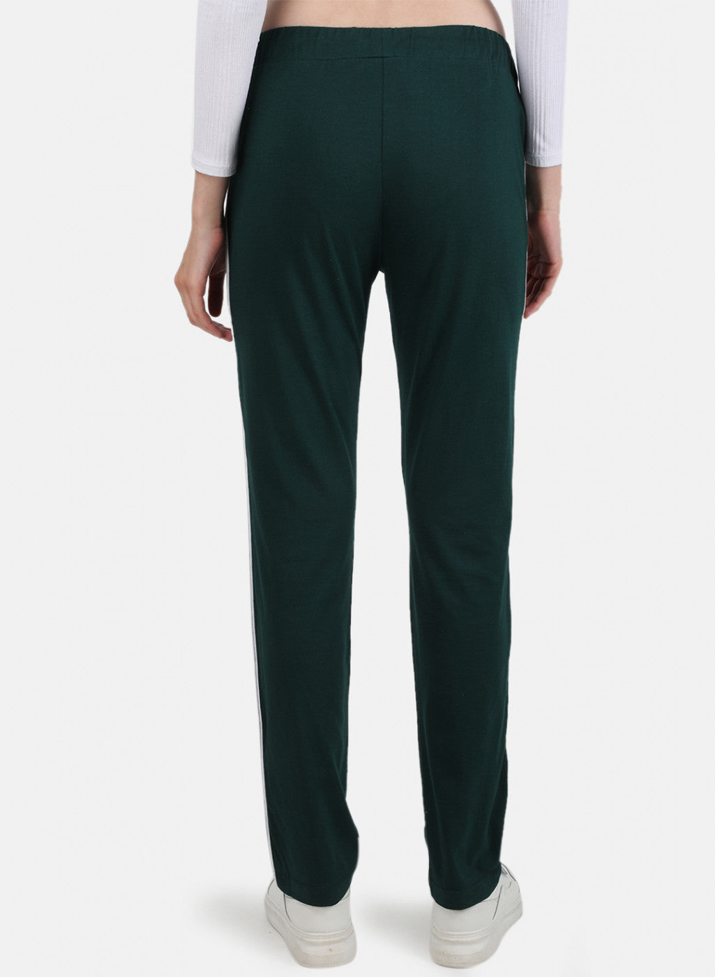 Womens Green Plain Lower