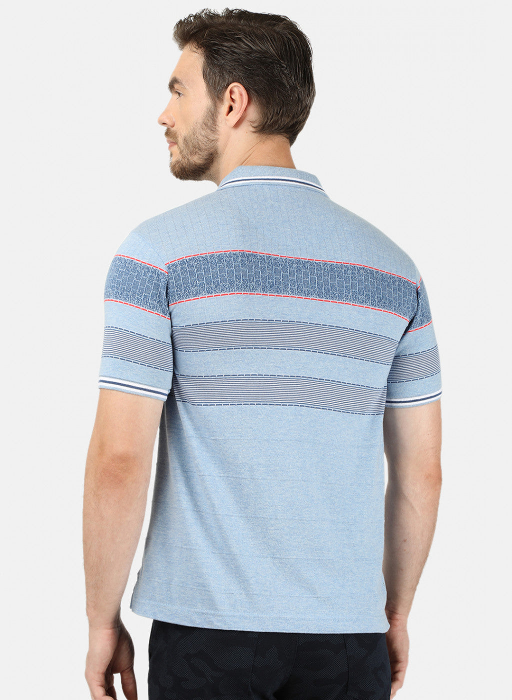 Mens Blue Stripe T-Shirt
