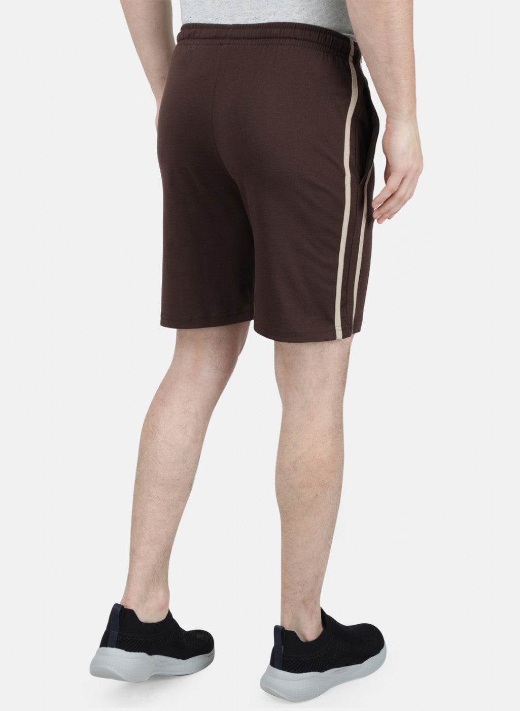 Mens Brown Plain Bermuda