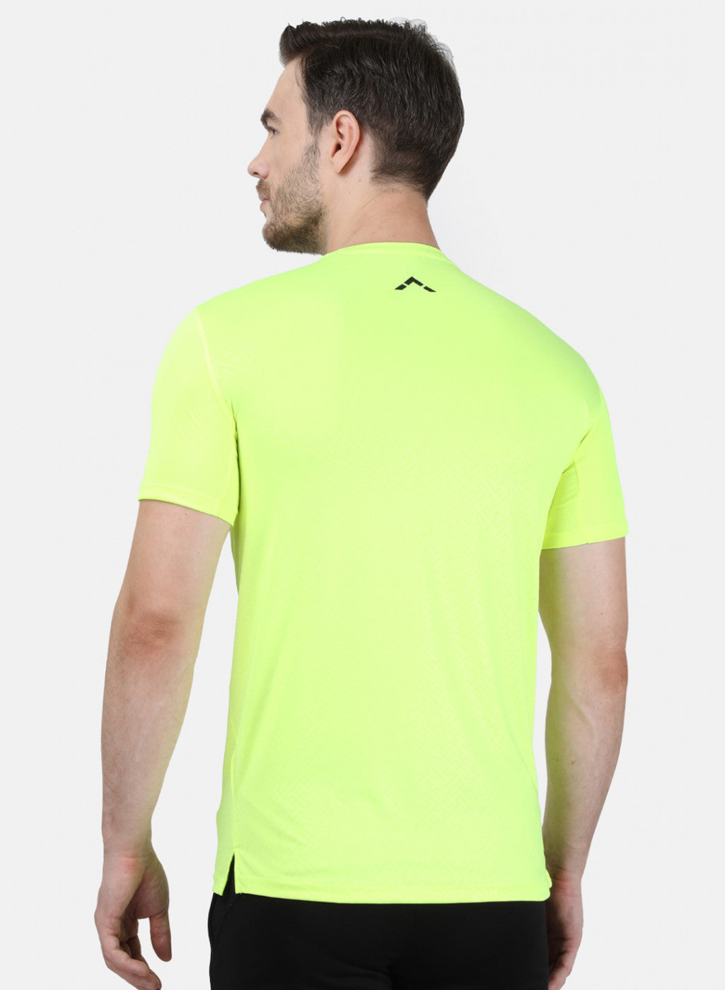 Rock.it Men Green Plain T-Shirt