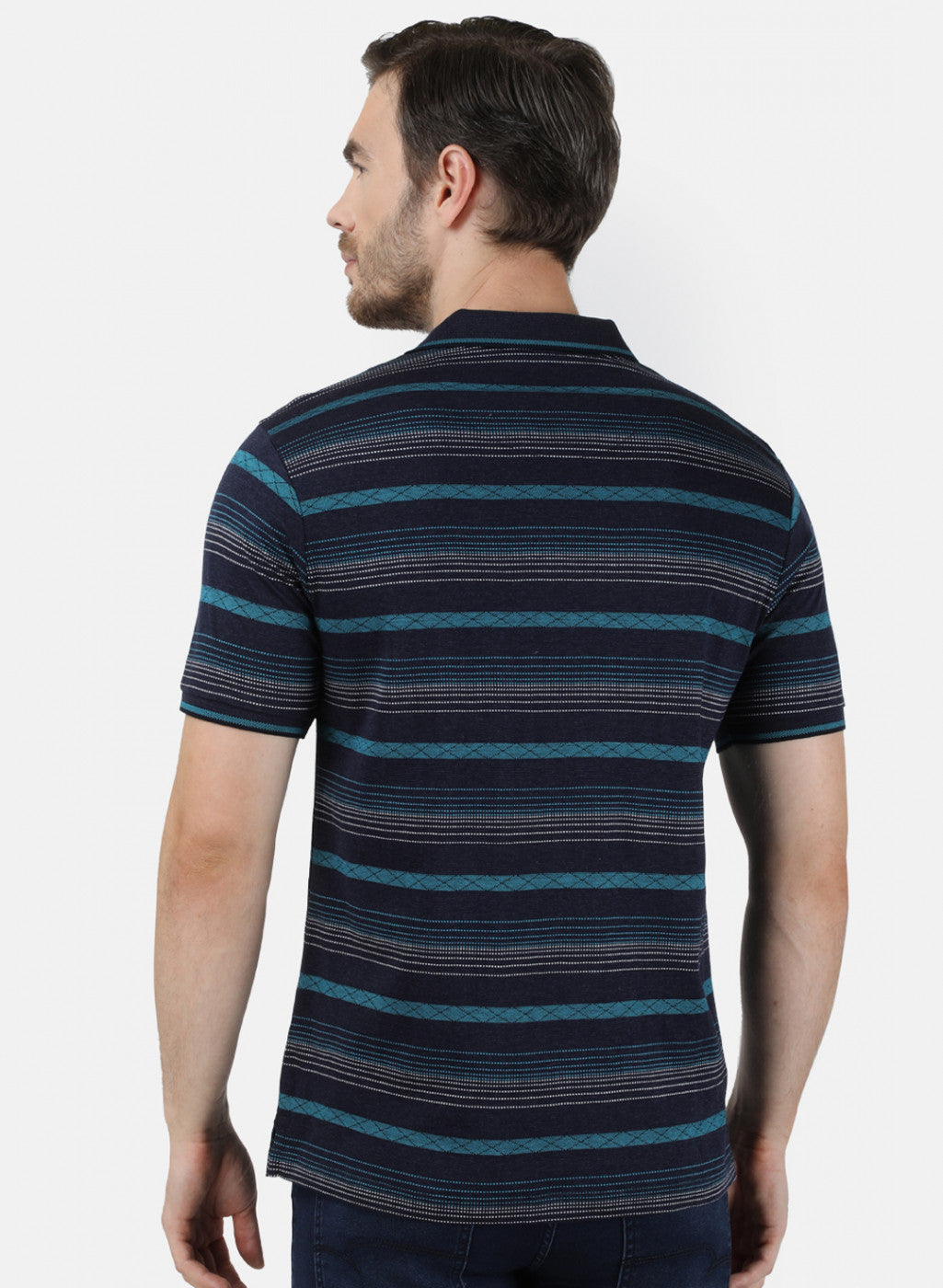 Mens Blue Stripe T-Shirt
