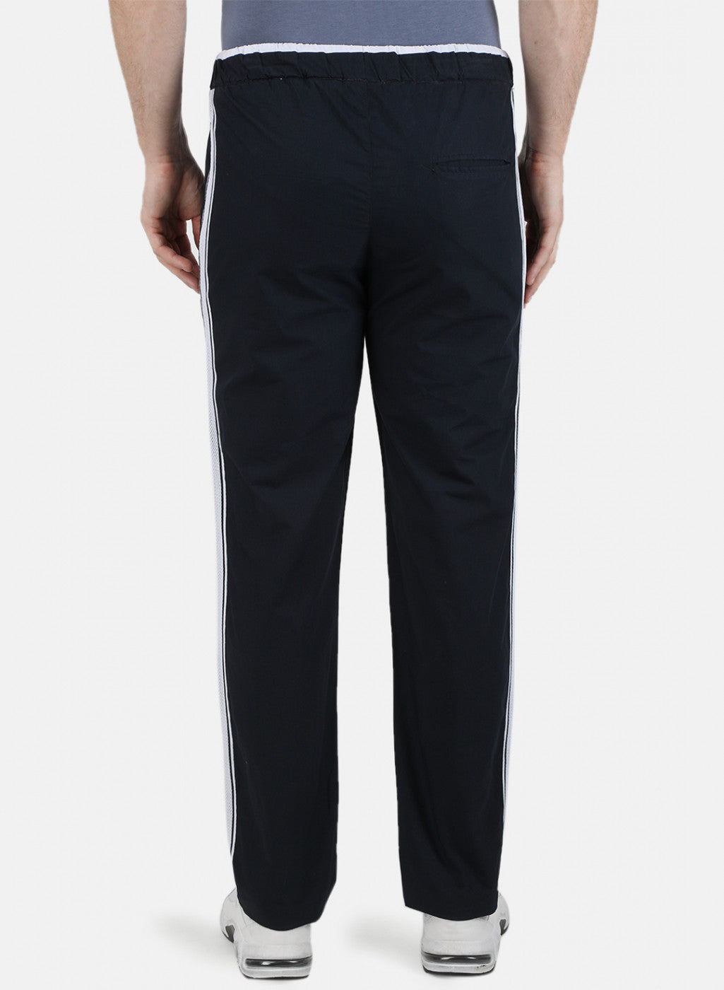 Mens NAvy Blue Plain Lower