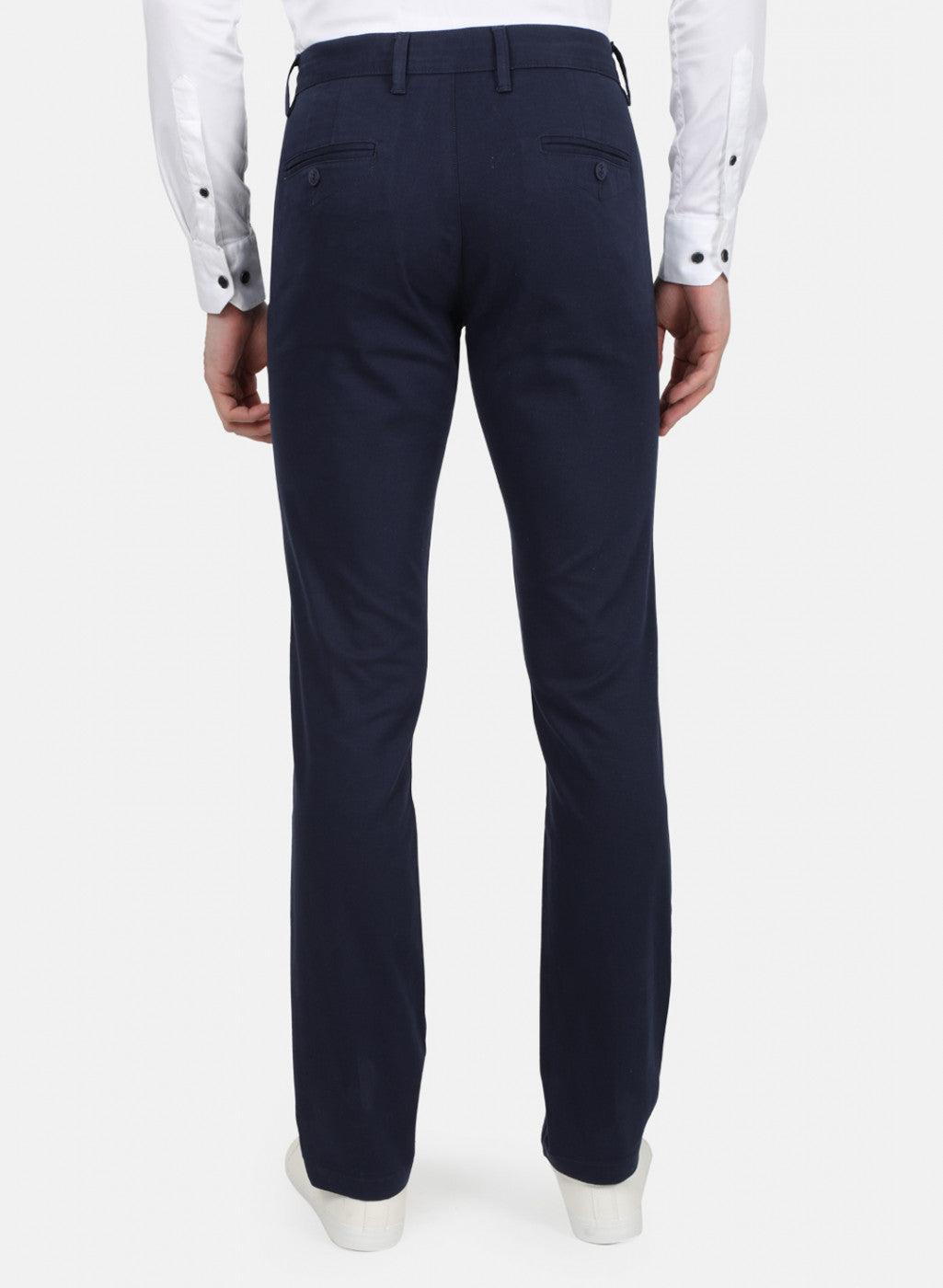 Mens Blue Slim Trouser