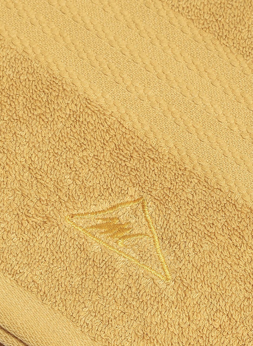 Yellow Cotton 400 GSM Bath Towel