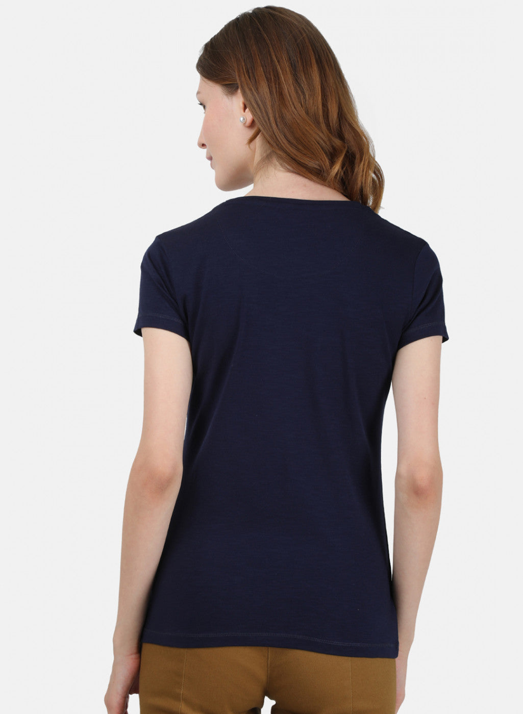Womens Bluish Purple Printed Top