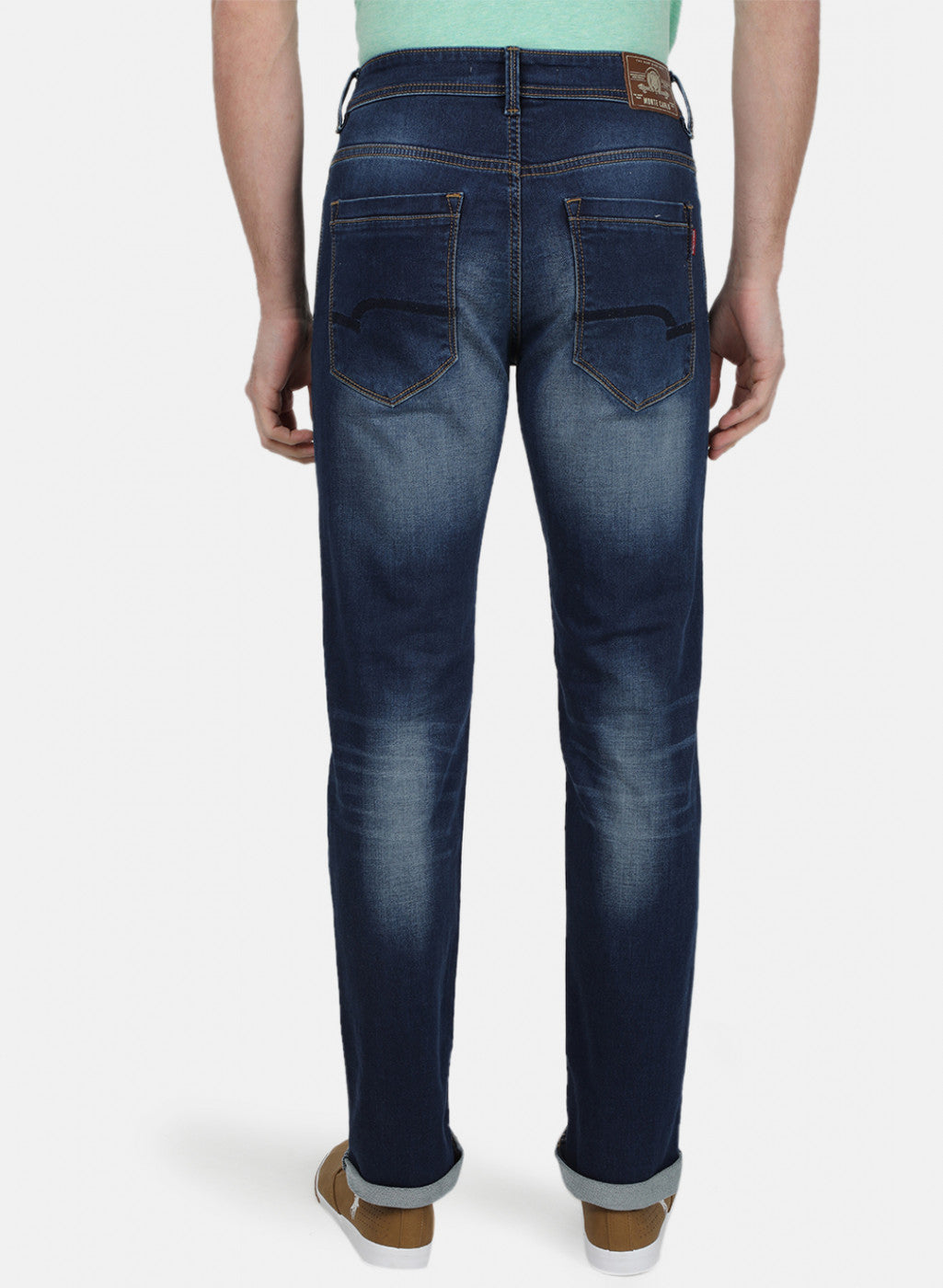 Mens NAvy Blue NArrow Denim