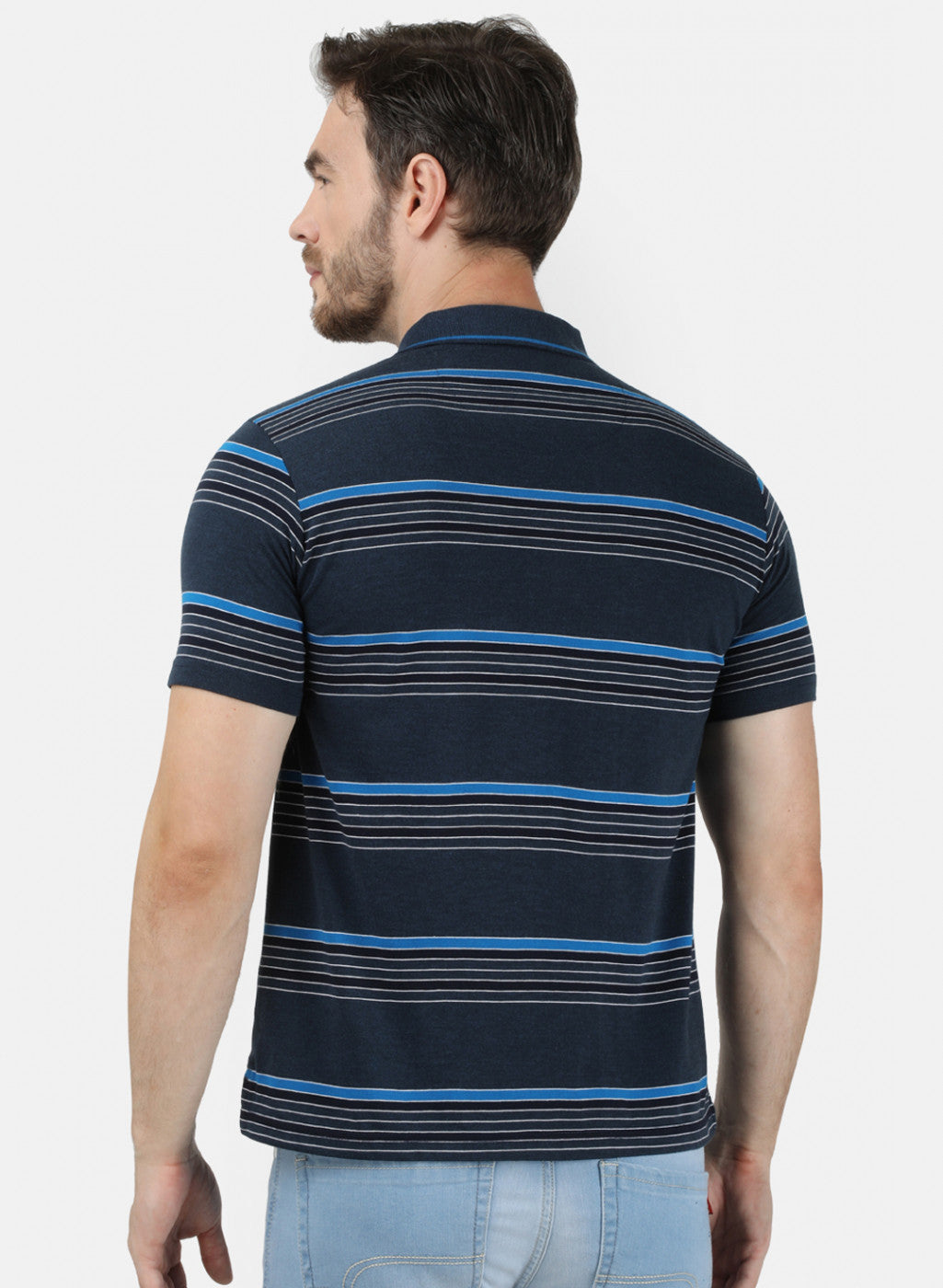 Mens Blue Stripe T-Shirt