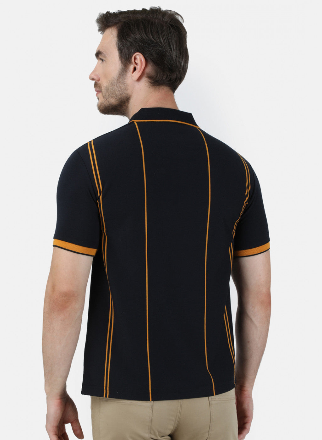 Mens NAvy Blue Stripe T-Shirt
