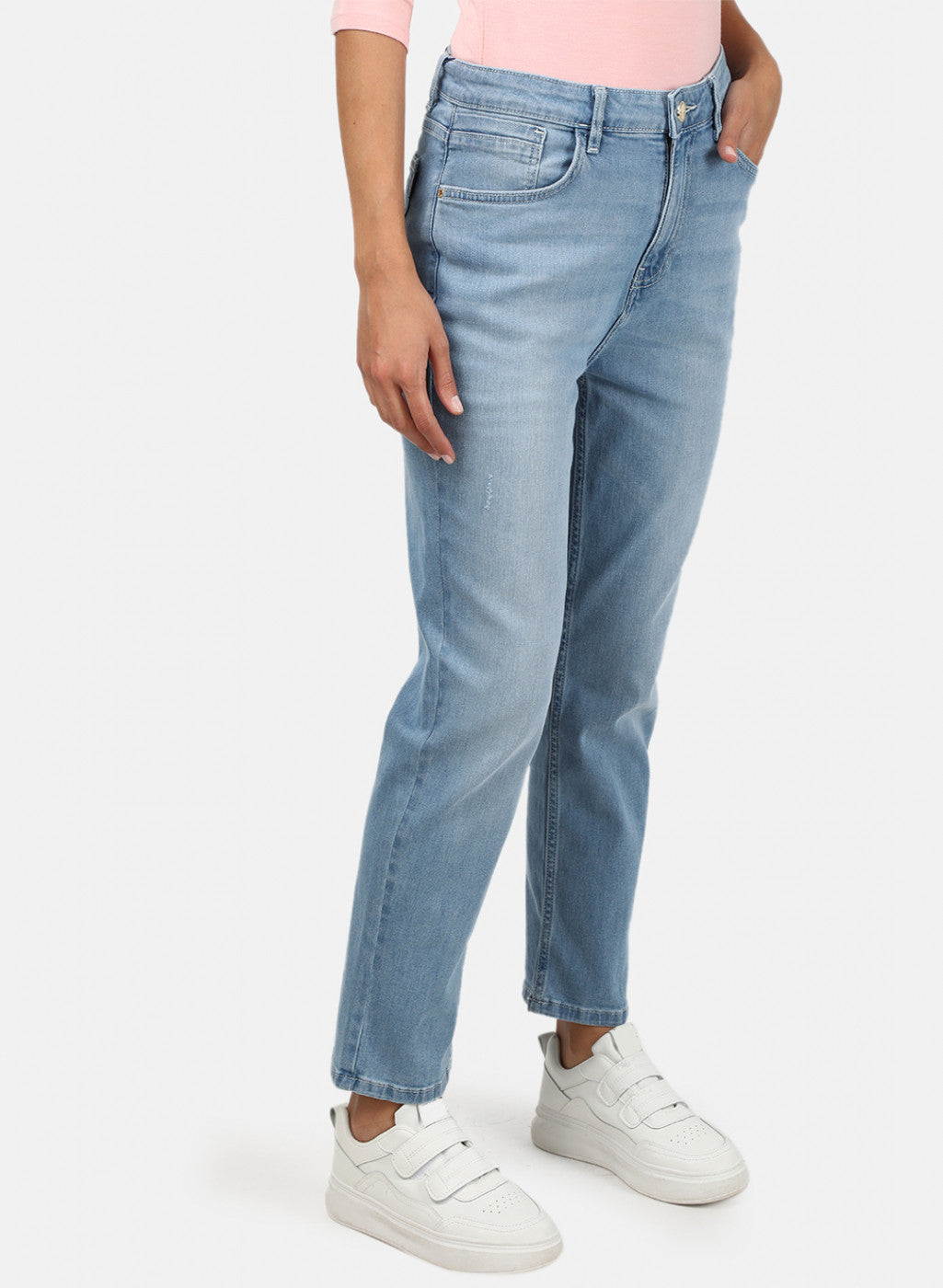 Womens Blue Regular Denim