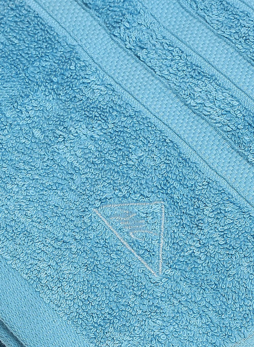 Blue Cotton 525 GSM Bath Towel