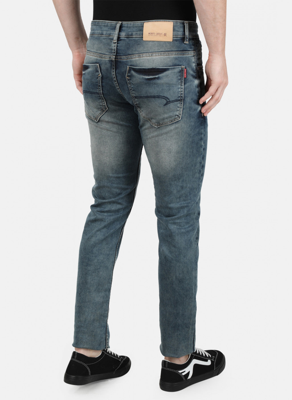 Mens Blue Narrow Denim