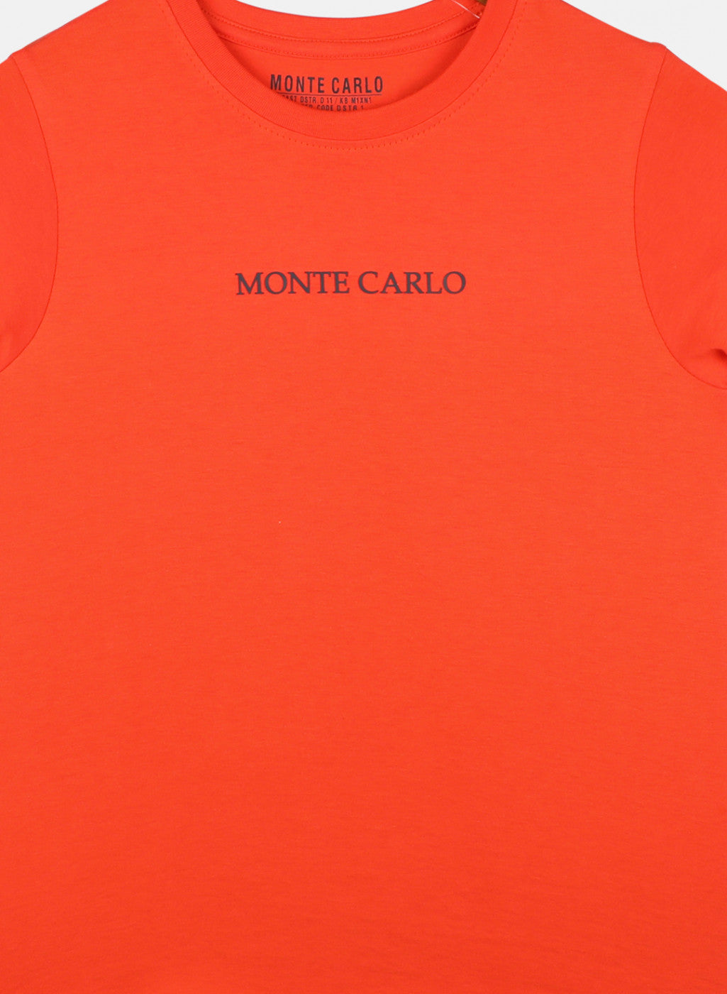 Boys Orange Plain T-Shirt