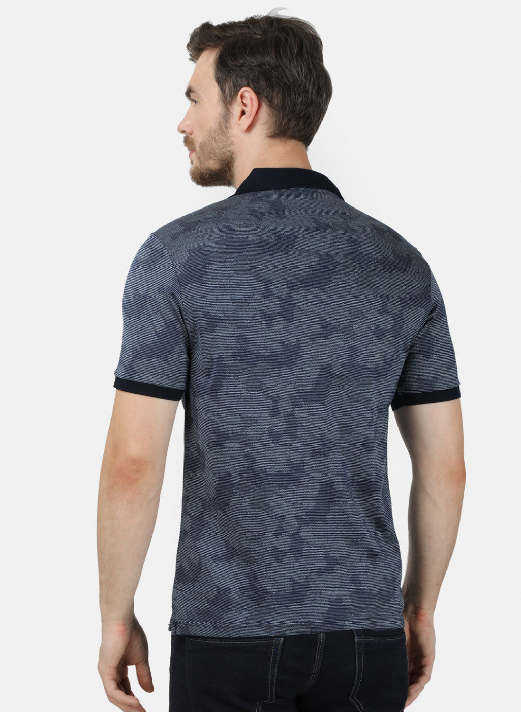 Mens NAvy Blue Stripe T-Shirt