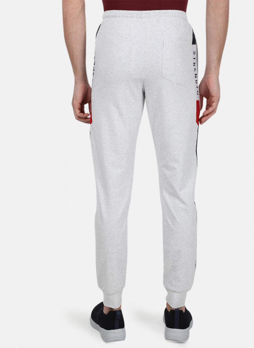 Mens Grey Plain Lower