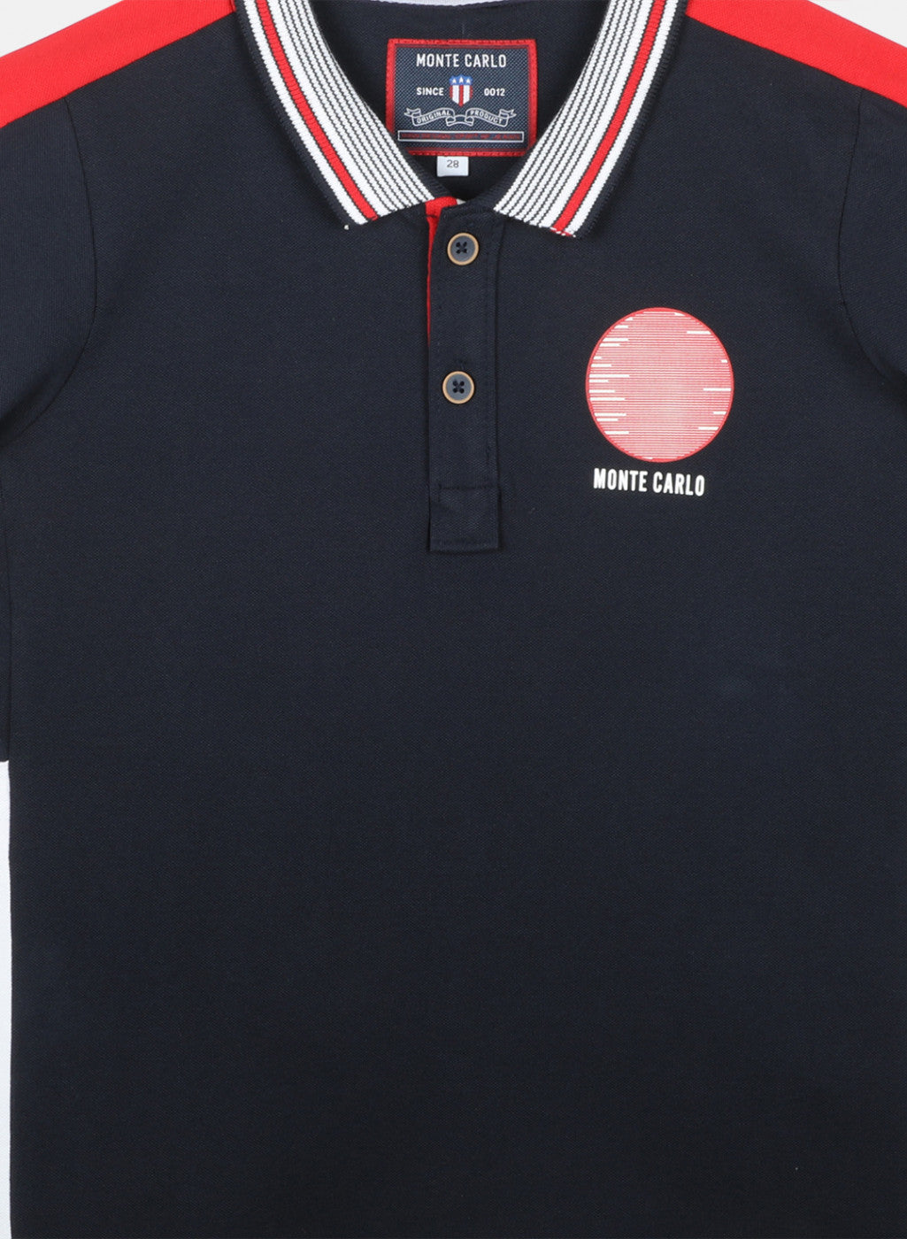 Boys Navy Blue Printed T-Shirts