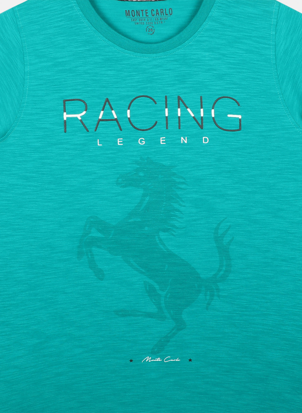 Boys Green Printed T-Shirts