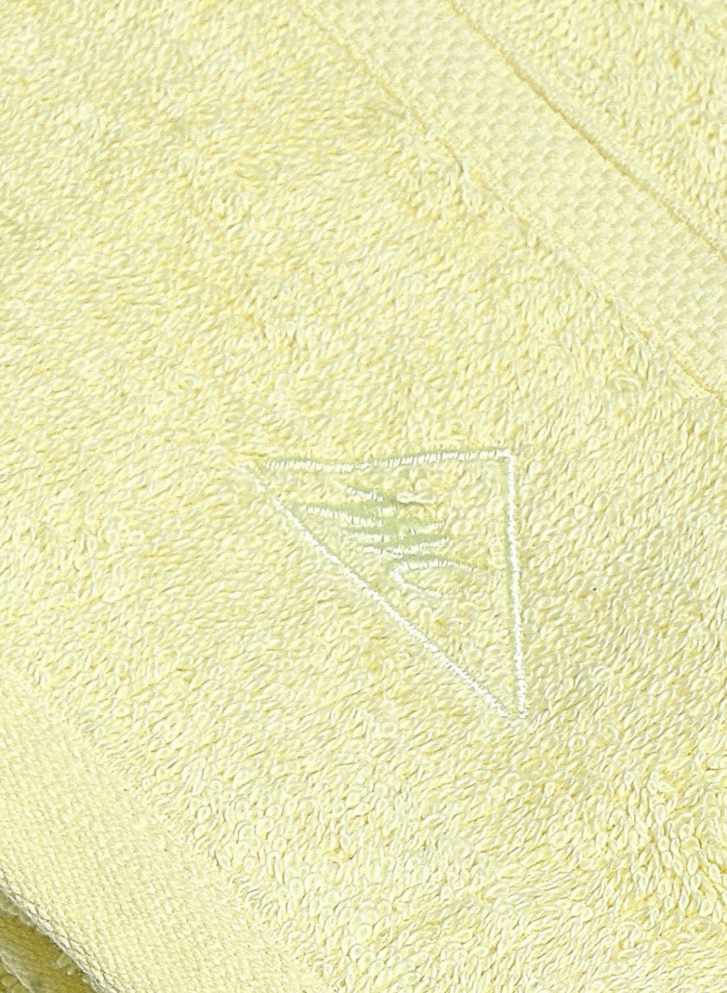 Yellow Cotton 525 GSM Bath Towel