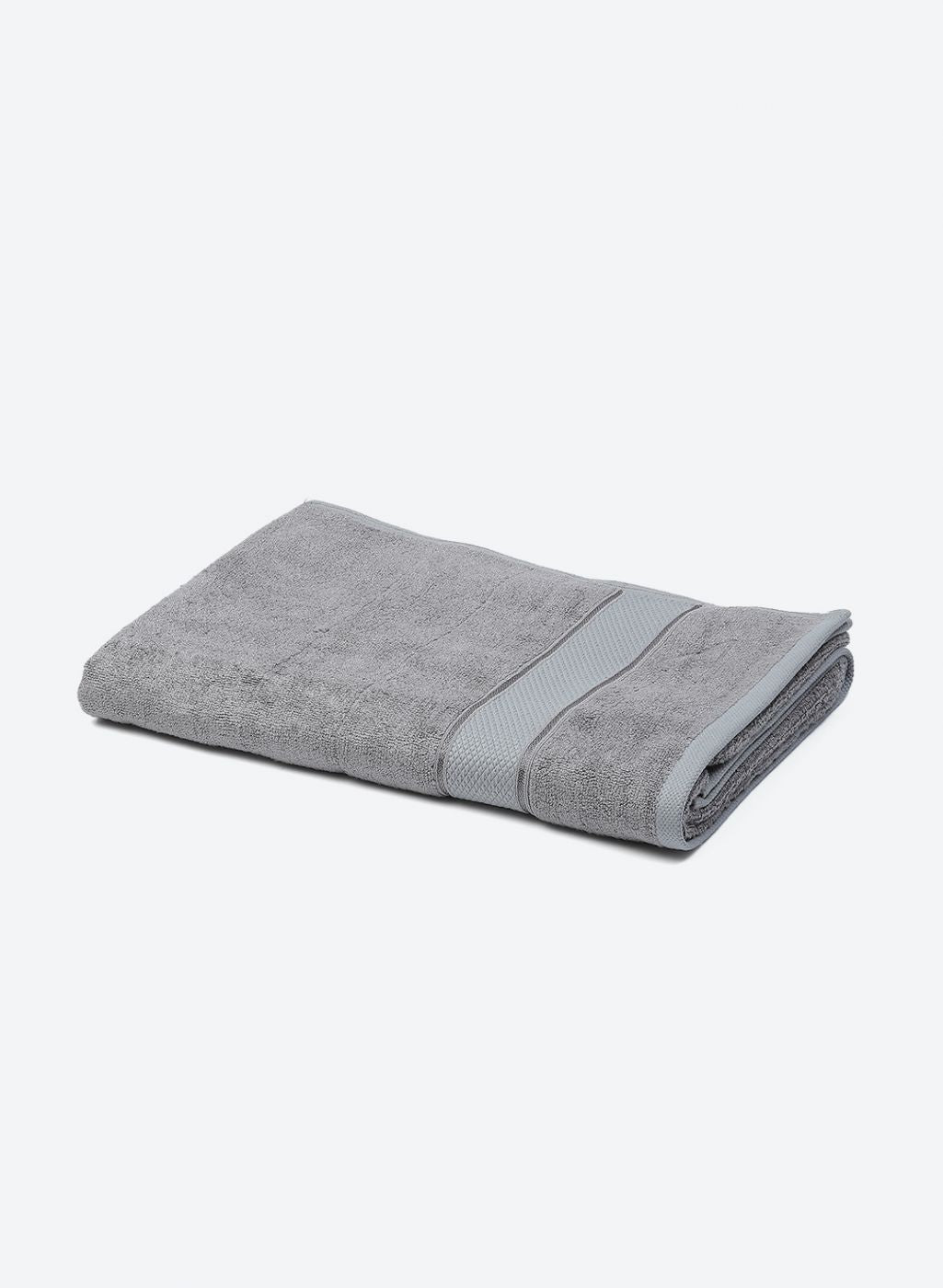 Grey Cotton 600 GSM Bath Towel
