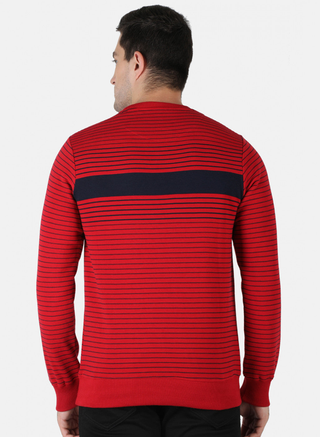 Men Red Stripe T-Shirt