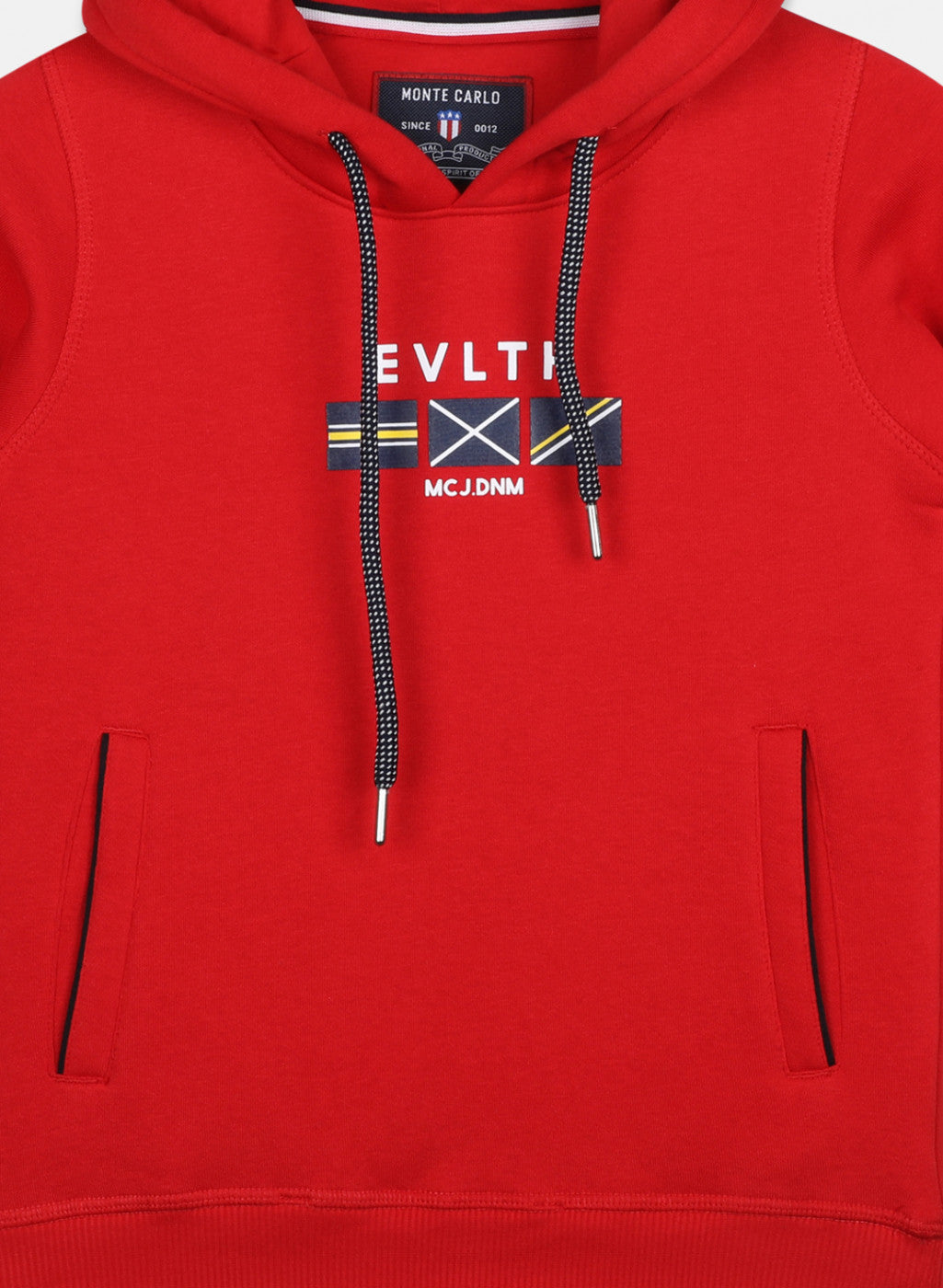 Boys Red Printed Sweatshirt