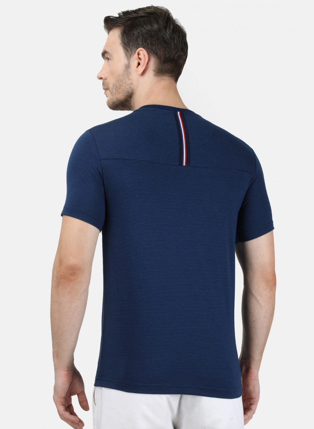 Mens Blue Printed T-Shirt