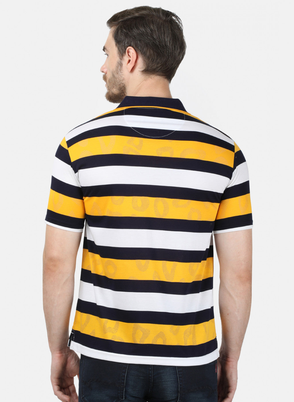 Mens Yellow Stripe T-Shirt