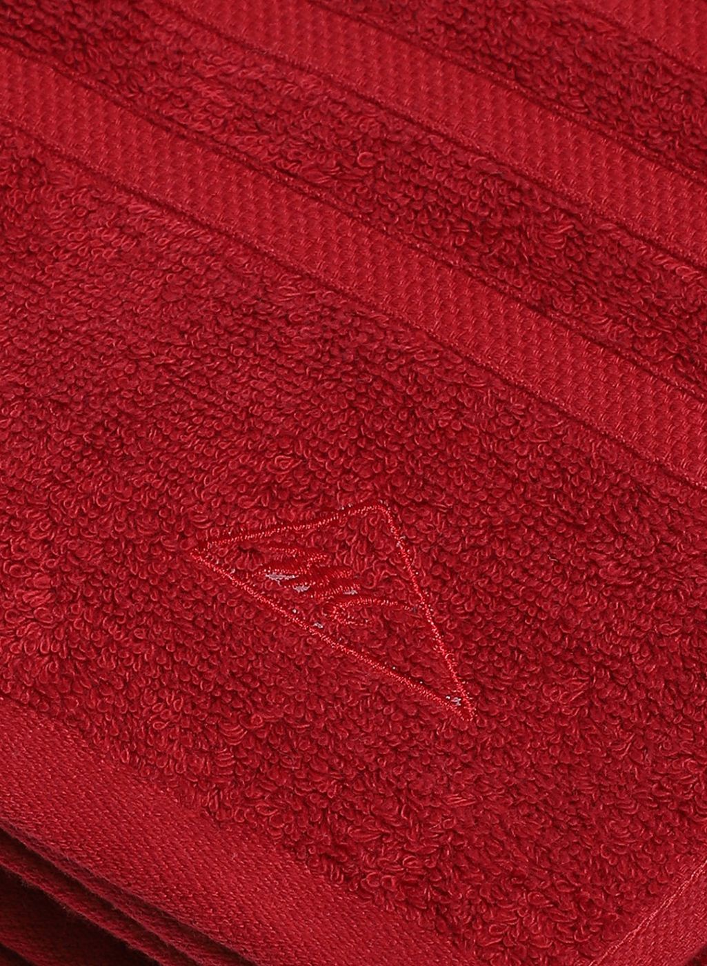 Red Cotton 525 GSM Bath Towel