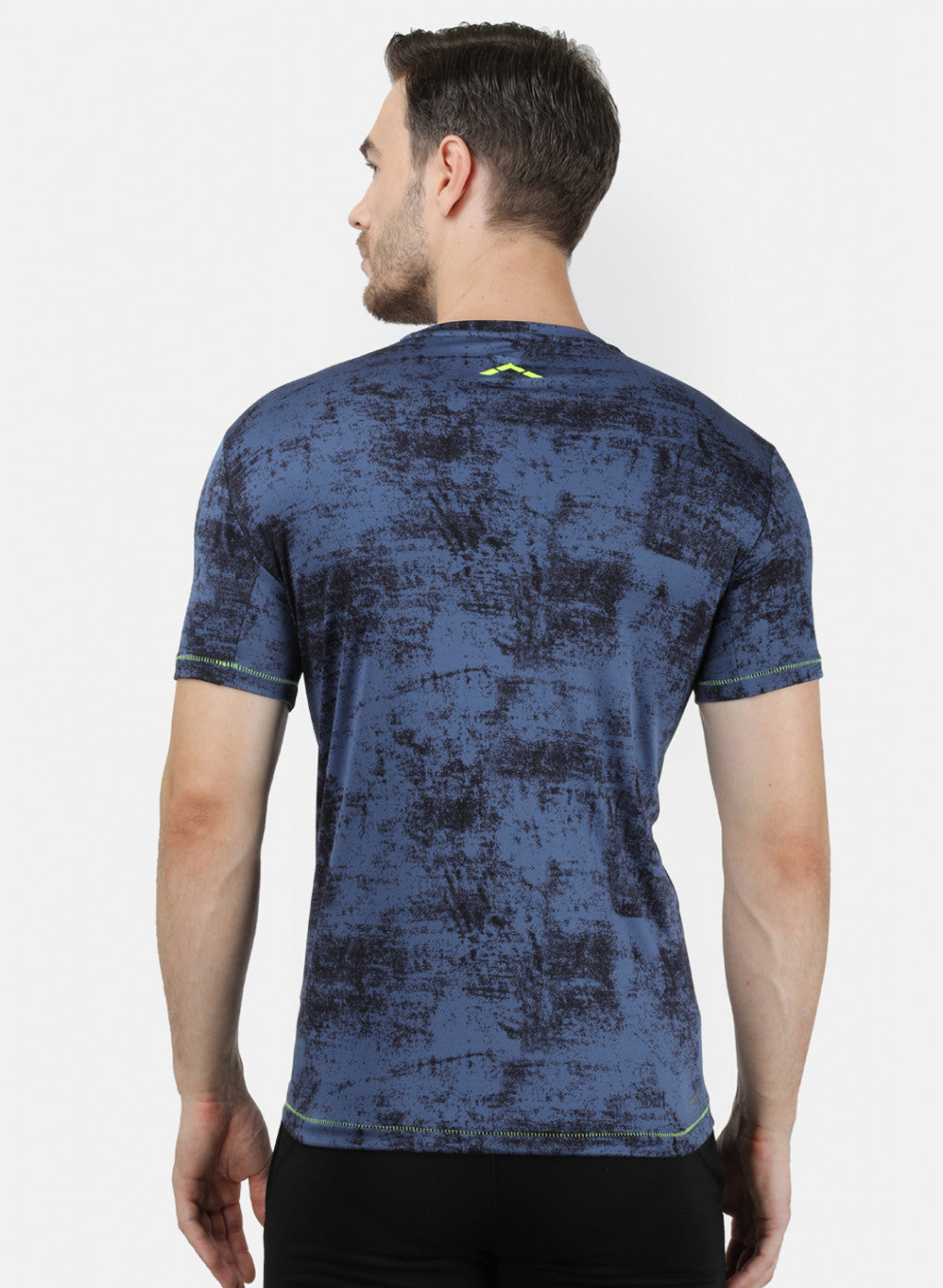 Mens Blue Printed T-Shirt