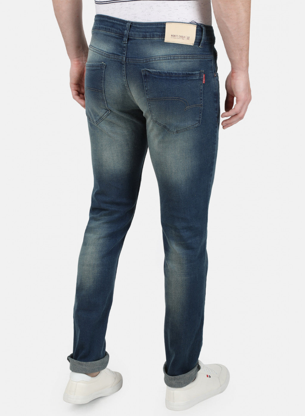 Mens Blue Skinny Denim