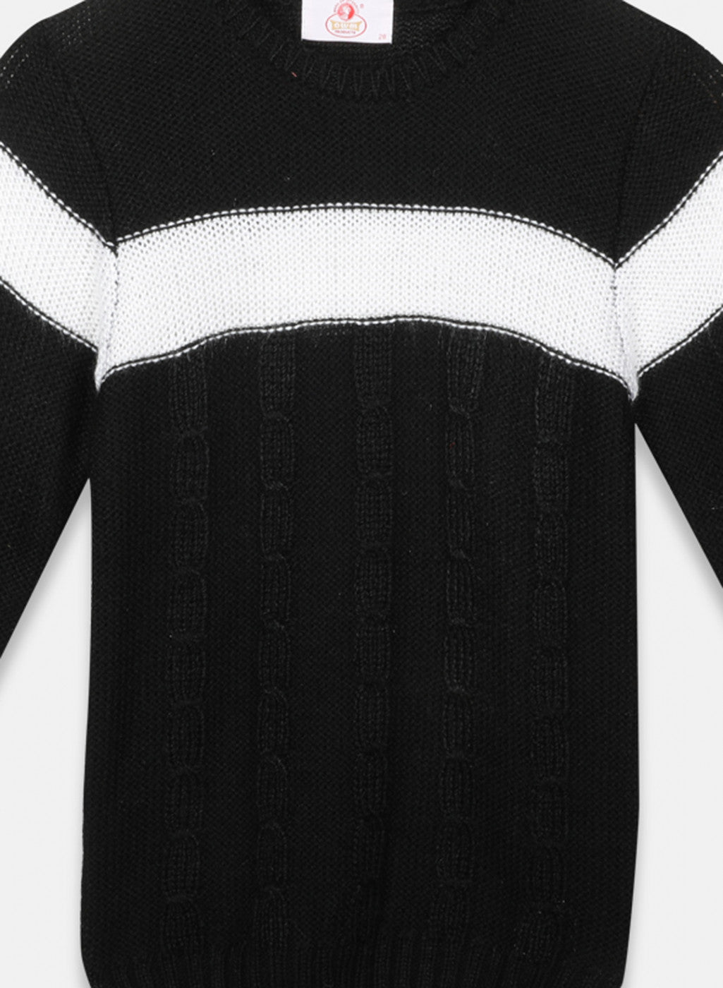 Oswal Black Boys Pullover