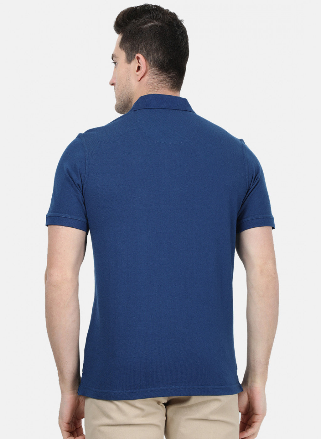 Mens NAvy Blue Plain T-Shirt