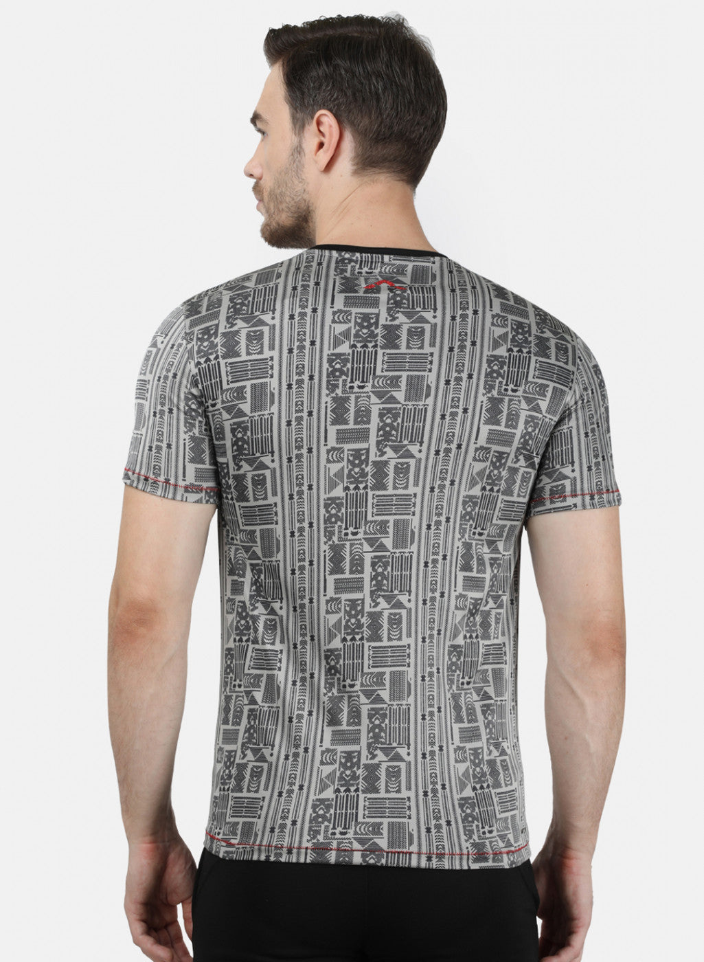 Rock.it Men Grey Printed T-Shirt