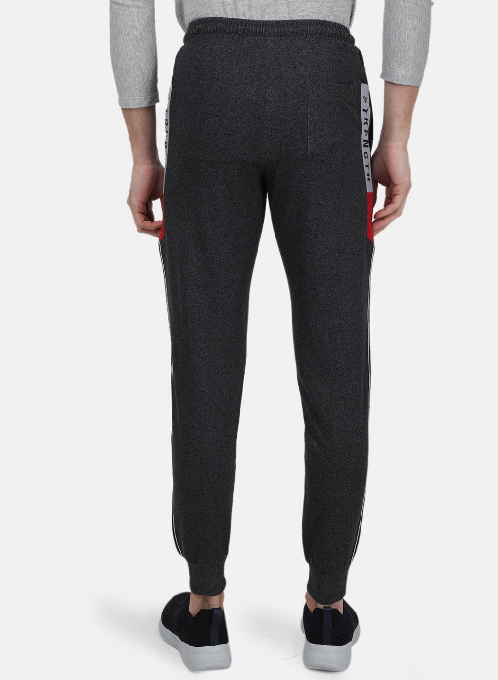 Mens Black Plain Lower