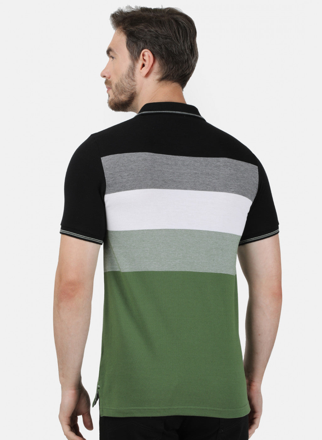Mens Multicolor Stripe T-Shirt