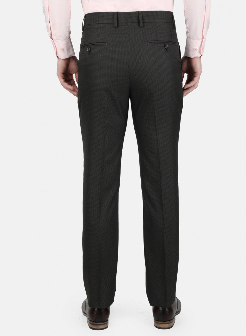 Mens Brown Smart Trouser