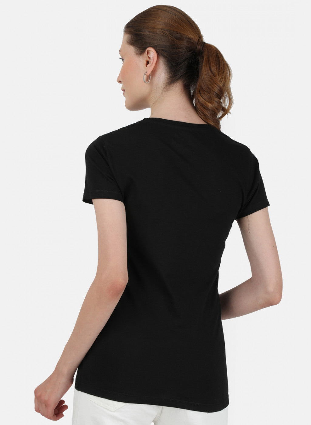 Womens Black & Grey Plain Top 2Pc Set