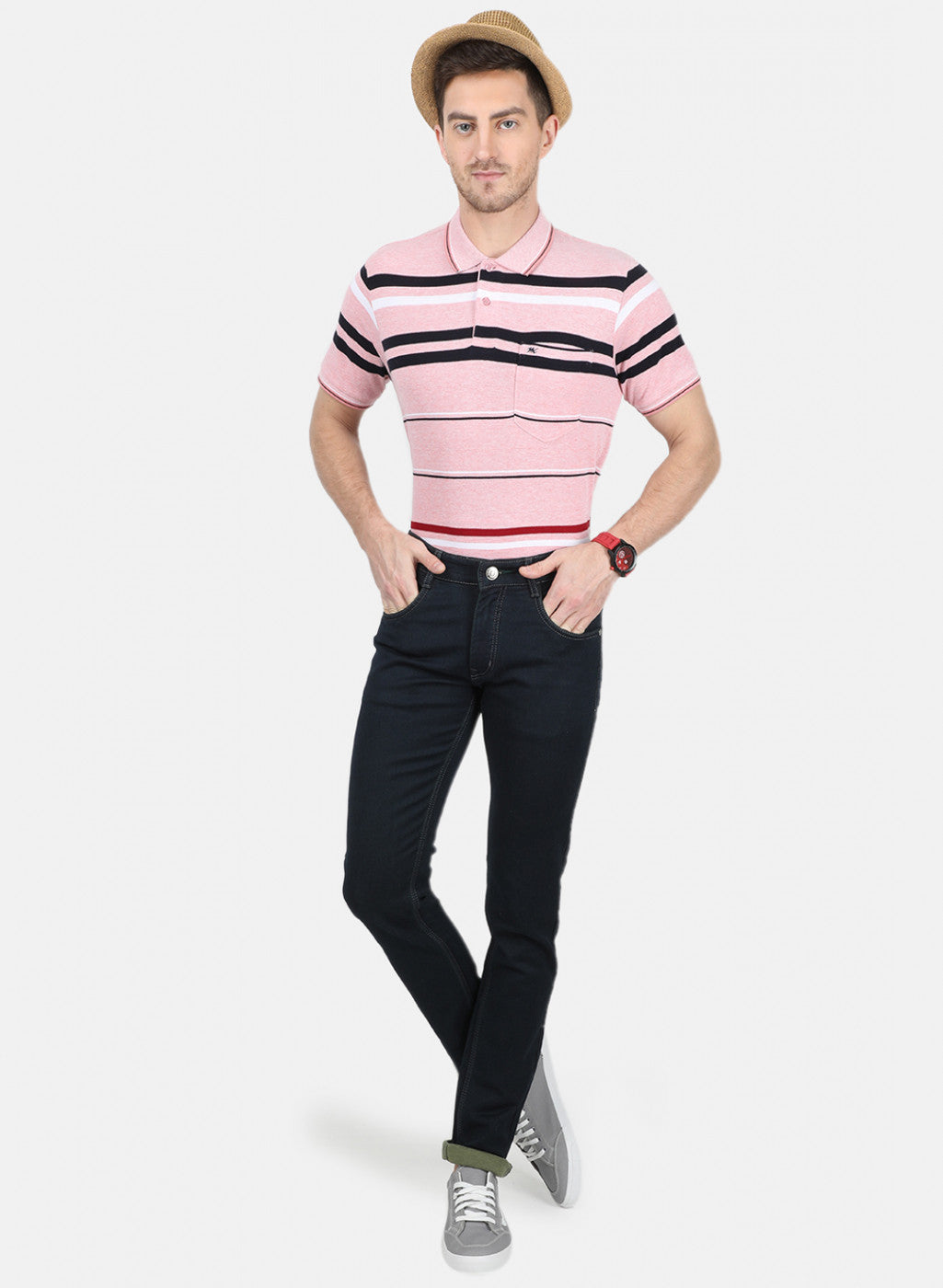 Mens Blue Skinny Denim
