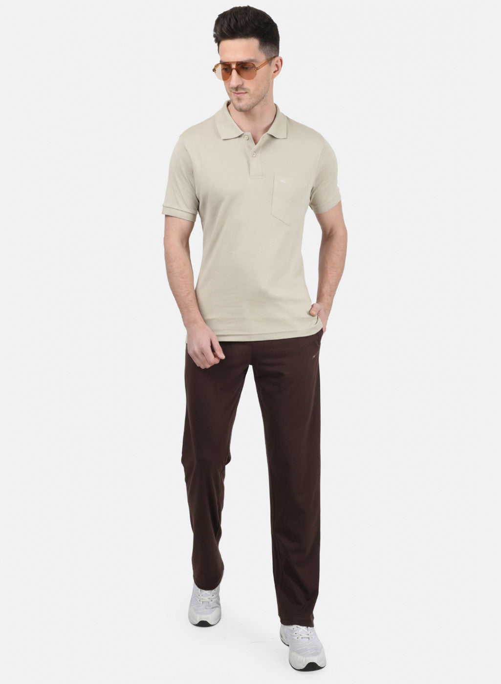 Mens Brown Plain Lower